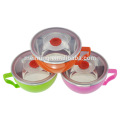 Stainless Steel Bowl With Transparent Lid, Meal Pre Containers, Mixing Bowl